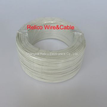 22 AWG White Color 100m Hook up Telfon Electrical Wire PFA Insulaterd Stranding Silver Plated Copper Electric Wire
