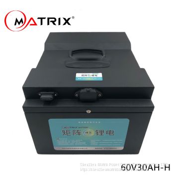 Lithium ion battery 60v 30ah for electric bike e-scooter motorbike Lead Acid Replacement Battery