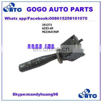 steering column switch and wiper switch for C ITROEN FIAT PEUGEOT 251271 6253-69 9623641569