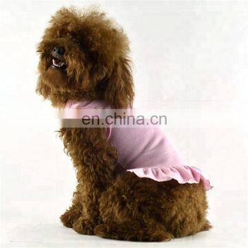 Multicolour cheap soft plain dog clothes skirt spring summer
