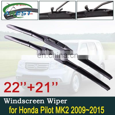 for Honda Pilot MK2 2009~2015 YF3/4 Car Wiper Blade Front Windscreen Windshield Wipers Car Accessories 2010 2011 2012 2013 2014