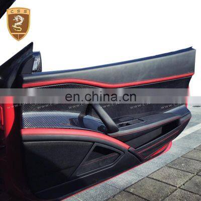 Dry Carbon Fiber Door Interior Trim For Fera-ri 458 Car Interior Parts