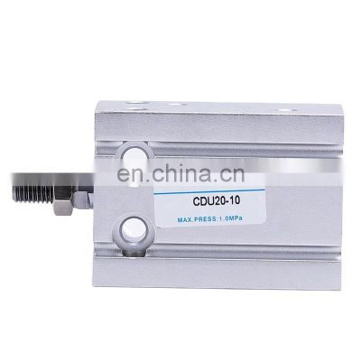 CDU Series 6mm-32mm Bore Size Multi Mount Free Installation Biaxial Motion Adjustable Stroke Compact Pneumatic Air Cylinder