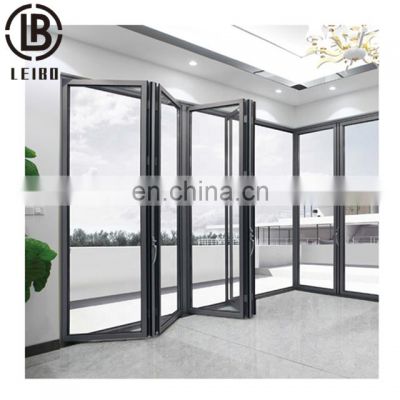 High Quality Entrance Aluminum Bifold Door Exterior Accordion Doors