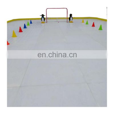 Aging Resistant Pp Plastic Floating Sports Floor With Artificial Ice Directly Uhmwpe Ice Floor Puck Board