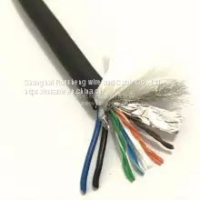 Power shielding Network cable Waterproof PUR hybrid cable 2+4/6/8 core cold-resistant underwater ROV composite cable customized