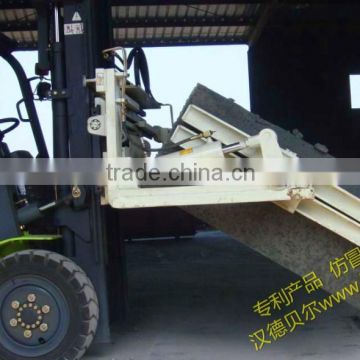 forklift rotating double arm type block clamp
