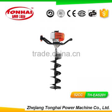 TH-EA5201 52CC gas powered post hole digger for tree transplanting augering holes