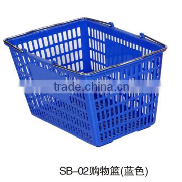 plastic supermarket shopping basket SB-02