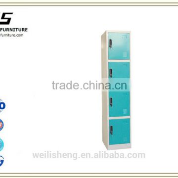 Hot sell four door stainless steel wardrobe in Luoyang