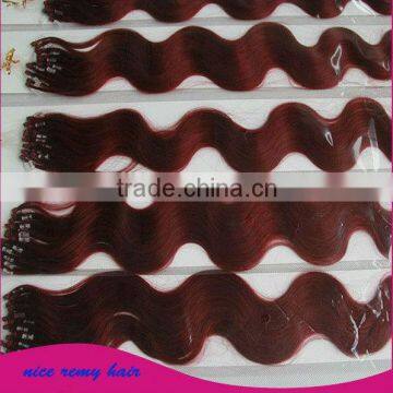 remy brazilian micro links hair extension