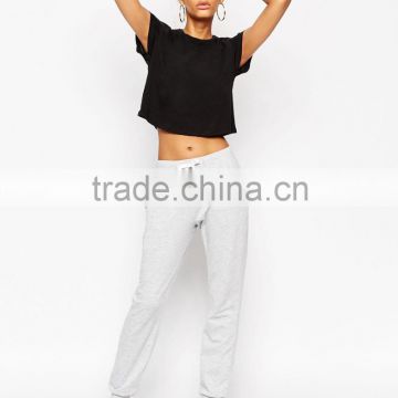 manufacturer china ladies light color jogger pants