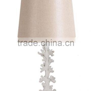 Amazon hot selling coastal style coral table lamps