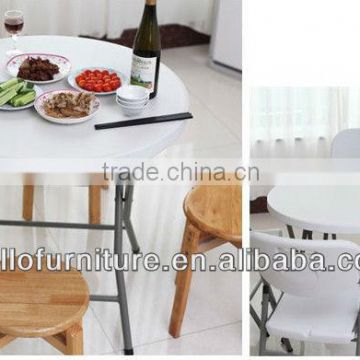 HL-Y80 White Plastic Outdoor Round Folding Tables