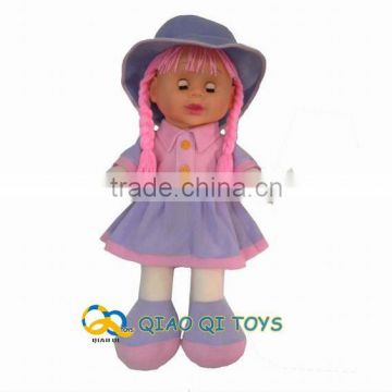 55 cm high PVC stuffed soft dolls