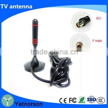 Signal strengthen indoor digital car TV satellite antenna with led amplifer for 174-230/470-862MHz frequency
