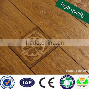 high quality 12mm / 8mm china mdf / hdf embossed laminate flooring