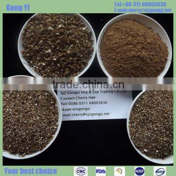 large supply 3.-5mm expanded cultivation vermiculite wholesale raw golden vermiculite for cultivating