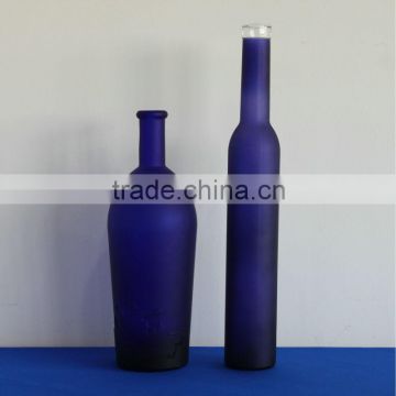 cobalt blue frost bottle