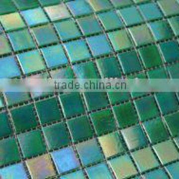 Emerald 20 x 20 mm Iridium effect glass mosaic tiling decorate /HUGE DISCOUNT !!