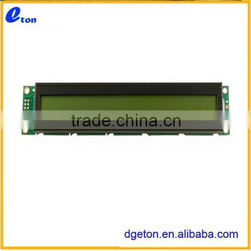 GREEN LED BACKLIGHT LCD MODULE 20X1 for consumption electronics