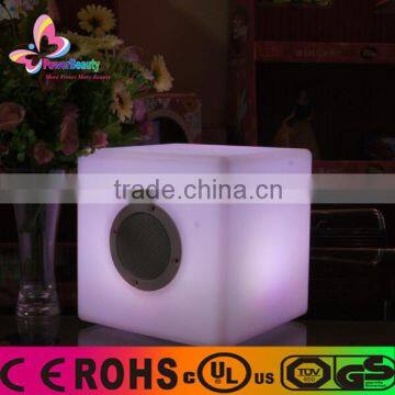 2016 Good Quality Cube Waterproof Wireless Bluetooth Speaker With Led Light