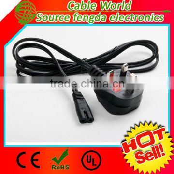 Competitive! 250V 13A UK AC power cord BS1363 to IEC C7