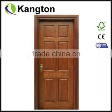 Interior wooden door 4 panel doors fire rated commercial wood door