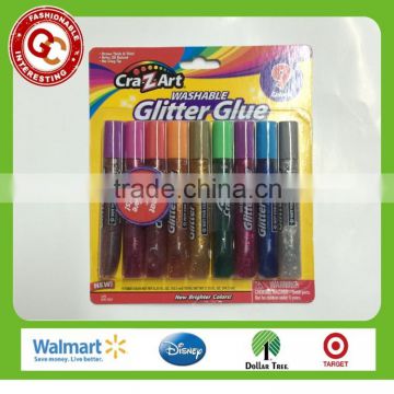 best price washable multi-colored glitter glue for children