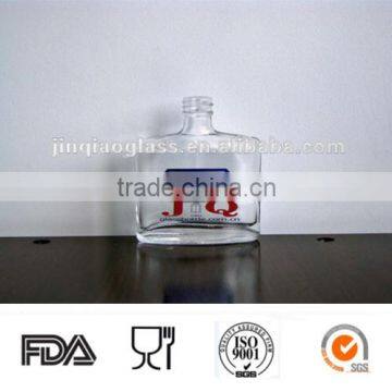 Fashion 90ml clear glass spirit bottles wholesale