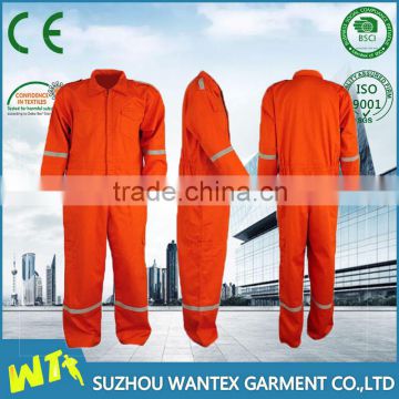 New style hi-visibility oil field coverall reflective welding uniform security working coverall