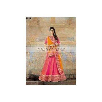 Concinnonous Hot Pink Jacquard Lehenga Choli/Online shopping for Indian lengha choli