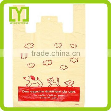 wholesale 2016 alibaba China hot selling hdpe t-plastic bags