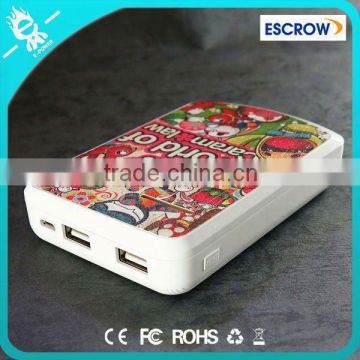2014 New Cheap ABS Mobile Power Bank Charger for Smart phones