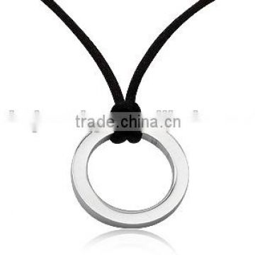 Top Quality 316/304 Stainless Steel circle pendant