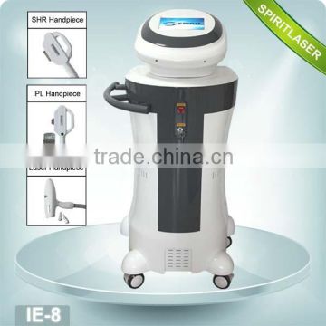 Super combination, Multi-function machine, Q-switch ND YAG laser SHR IPL beauty machine face wrinkle removal hair removal