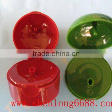 plastic flip top bottle cap