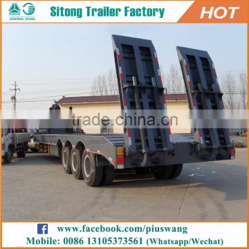 Classic Height Of A Semi Trailer 100 Tons 120 Tons Detachable Gooseneck Lowboy Trailers