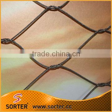 Stainless steel knotted handmade rope mesh chicken mesh farm fence