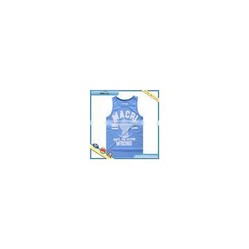 OEM high quality bulk cotton printed mens tank top from china manufacturer
