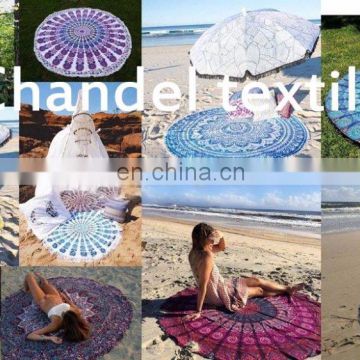 Yoga Mat Art Wholesale Lot Round Mandala Wall Hanging Beach Towel Indian Mandala Roundie Hippie Boho 72' Round Table Cover Throw