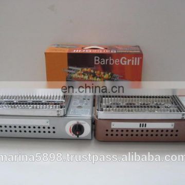 Barbecue grill stove (Infrared, skewer support, plastic case option) / Portable butane gas BBQ stove