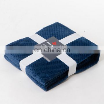 Factory Made Waffle Baby Pineapple Pattern Coral Fleece blanket At Good Price