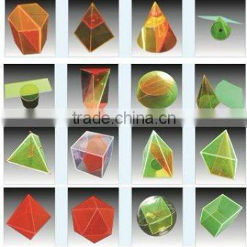 16pcs high quality Acrylic solid Geometry Models set