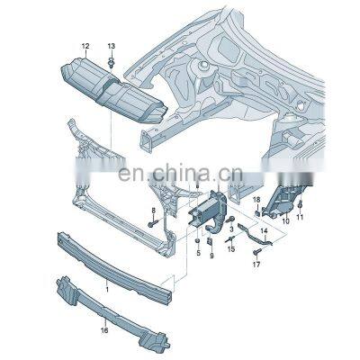 BBmart Auto Parts High Quality Bumper Foam Filler (OE:4G8 807 550 N ) 4G8807550N For Audi A7 Factory Low Price