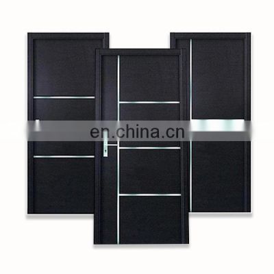 Delicate appearance villa painting cheaper wood black solid core home room hotel slab interior flush wooden internal doors