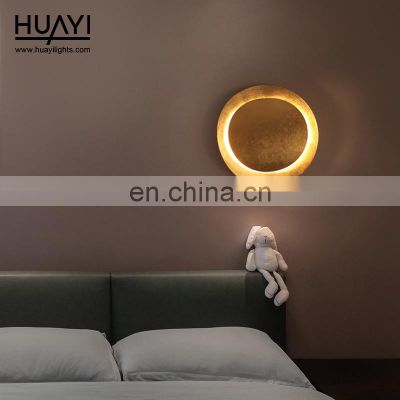 Modern Creative Round Corridor Led Wall Light Simple Design Gold Decorative Indoor Wall Lamp Series Lighting