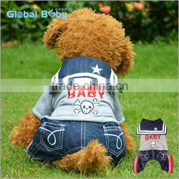 Comfortable washable pet products nice sailor dog clothes