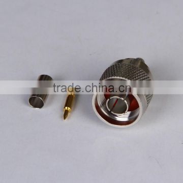 N connector, jack, male RF car coaxial cable connector for feeder cable