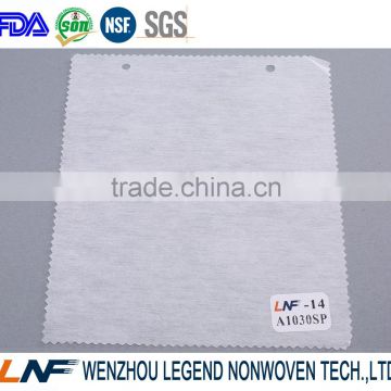 fluffy nonwoven fabric interlining for garment accessories A1030SP